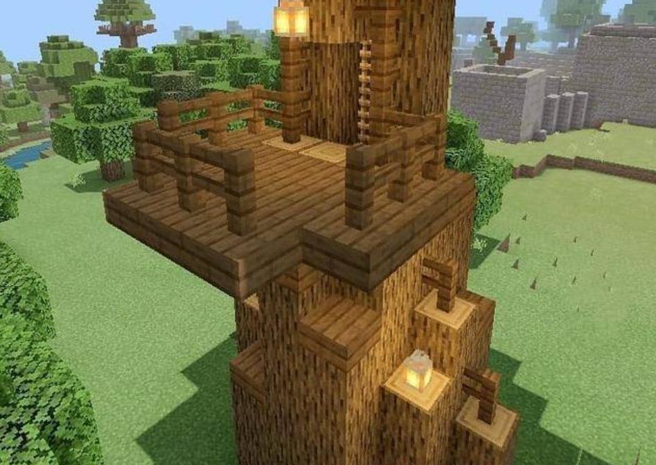 我的世界大形天空树屋怎么建 我的世界大形天空树屋怎么建