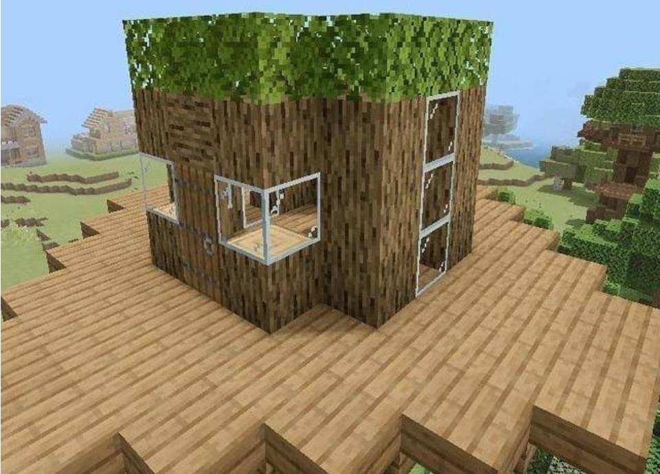 我的世界大形天空树屋怎么建 我的世界大形天空树屋怎么建