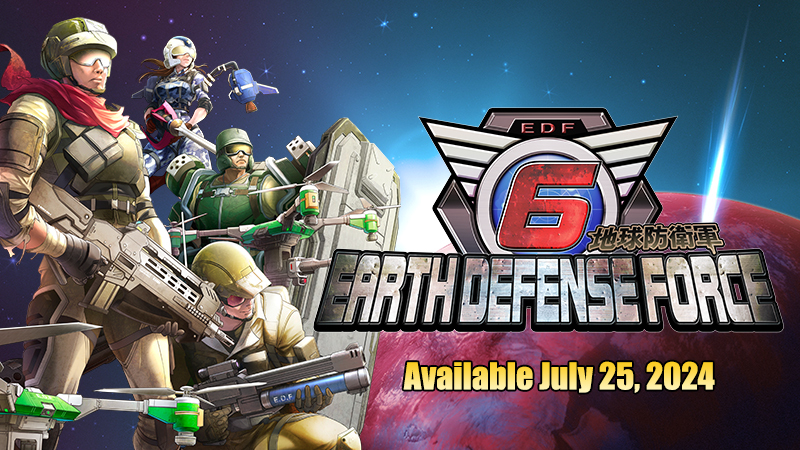 《地球防卫军6》Steam版7月25日发售
